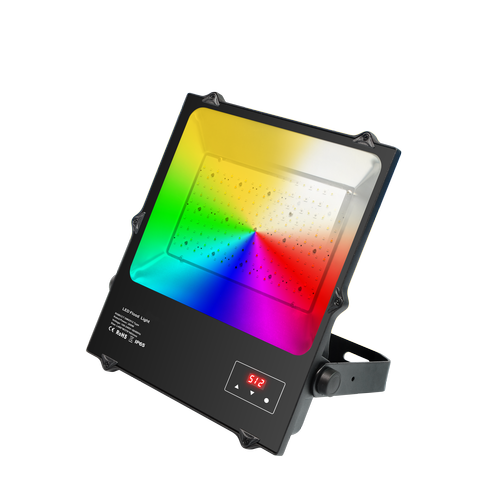 200W RGBW DMX Flutlicht - IP65 Außenbereich, Arbeitsleuchte, DMX512