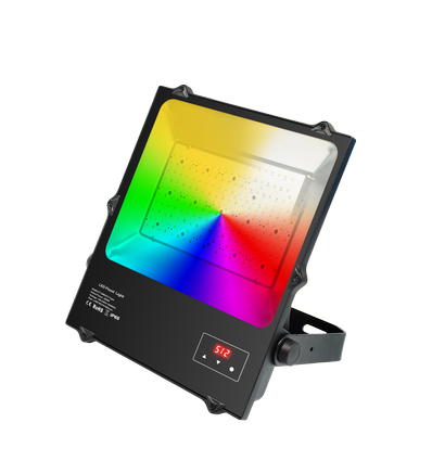200W RGBW DMX Flutlicht - IP65 Außenbereich, Arbeitsleuchte, DMX512