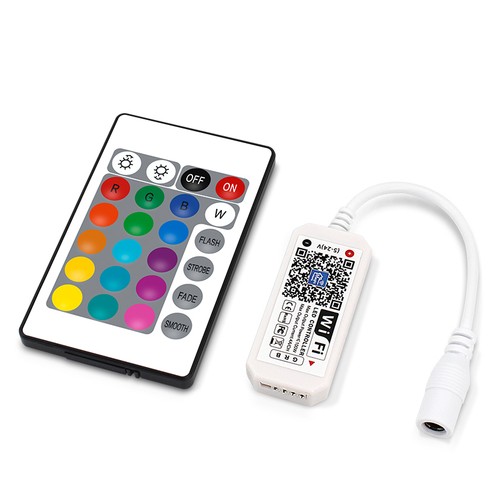 Smart Home RGB-Controller - Kompatibel mit Google Home, Alexa und Smartphones, 12V (144W), 24V (288W)
