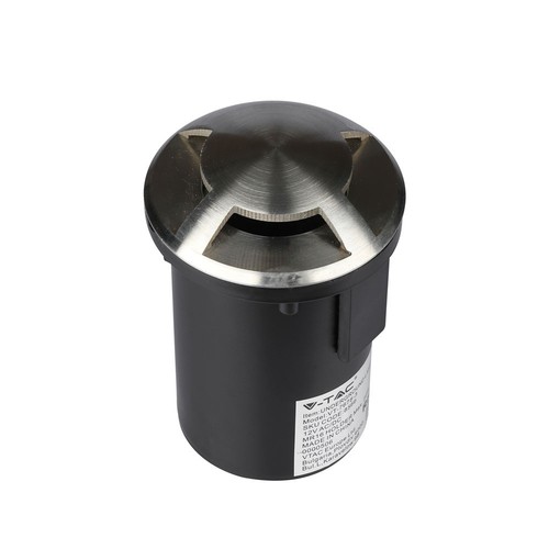 MR16 / GU5.3 Bodeneinbaustrahler, 12V - IP67, Edelstahl, Ø8,7cm, ohne Leuchtmittel