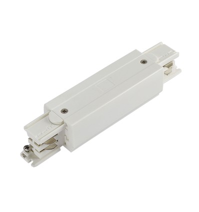 Weißer Betápos Verbinder für Schienensystem - 32x32x203mm, IP20, 2 Jahre Garantie