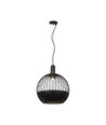 GU10 Designer Pendelleuchte - Mattschwarz, Metal serie, Ø40 cm