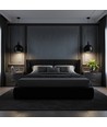 E27 Designer Pendelleuchte, Ø28cm - Schwarz, Metall und Keramik, ohne Leuchtmittel, max. 60W