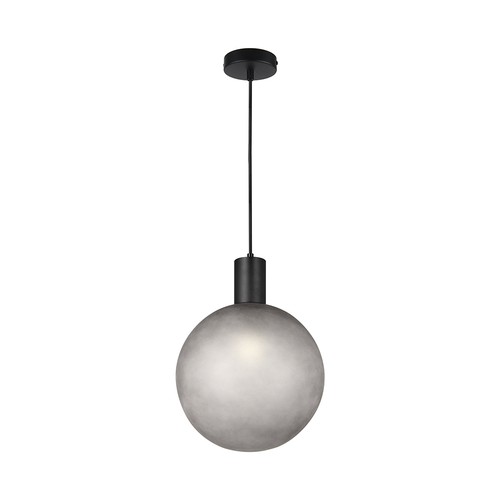 E27 Designer Pendelaufhängung - D100*H25mm, mattschwarz, ohne Leuchtmittel