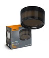 9W Runde schwarze Bulkhead Wand-/Deckenleuchte - IP65, CCT, Ø14cm