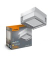 9W quadratische LED Wand-/Deckenleuchte - 3CCT, IP65, weiß, Bulkhead