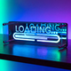 RGB LOADING Neon Schild - Infinity Mirror Effekt, Bluetooth, App-Steuerung