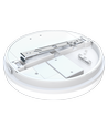24/18/13W LED CCT Deckenleuchte - Ø28cm, Höhe: 5cm, IP54, weißer Rand, inkl. Leuchtmittel