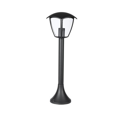 E27 Gartenlampe, 60cm - Schwarz, IP44, Aluminium, für Garten und Wege, ohne Leuchtmittel
