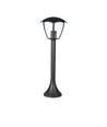 E27 Gartenlampe, 60cm - Schwarz, IP44, Aluminium, für Garten und Wege, ohne Leuchtmittel