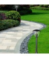 E27 Gartenlampe, 60cm - Schwarz, IP44, Aluminium, für Garten und Wege, ohne Leuchtmittel