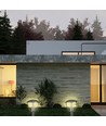 E27 Gartenlampe, 60cm - Schwarz, IP44, Aluminium, für Garten und Wege, ohne Leuchtmittel