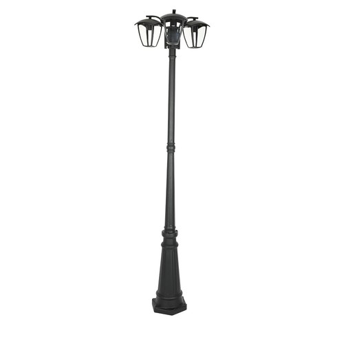 199cm 3 x E27 Gartenleuchte - IP44, Graphitschwarz, Aluminium, 3 Jahre Garantie