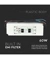 60W / 12V DC Netzteil - 5A, IP67 wasserdicht, Slim Design