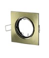 GU10 Einbauspot, quadratisch - Gold, Loch: Ø7,4 cm, Maße: 8,2 x 8,2 cm, ohne Leuchtmittel