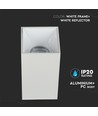 Vt-882 Lampe GU10 - quadratisch, weiß+weiß