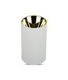 GU10 Aufbaustrahler - Weiß / Gold, Ø8cm, Aluminium, ohne Leuchtmittel