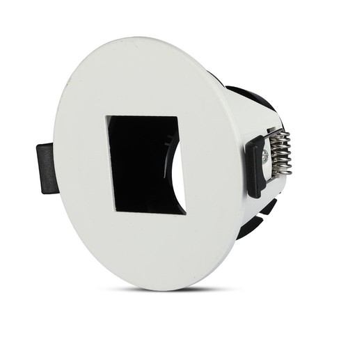 Vt-883 Lampenfassung GU10 - quadratisch, weiß+schwarz