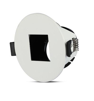 Vt-883 Lampenfassung GU10 - quadratisch, weiß+schwarz