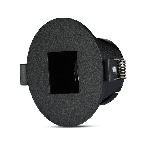GU10 Einbaustrahler, quadratisch - Schwarz, Aluminium, Lochmaß: Ø7,5 cm, Maße: 8,3 x 8,3 cm, IP20
