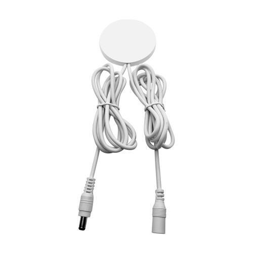 Verdeckter Touch-Dimmer für LED-Streifen - Weiß, 12V/24V, bis 2,5cm Materialstärke