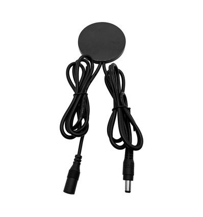Verdeckter Touch-Dimmer für LED - Kapazitiv, Schwarz, 12V (72W), 24V (144W), bis zu 2,5cm Dicke