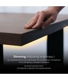 Verdeckter Touch-Dimmer für LED - Kapazitiv, Schwarz, 12V (72W), 24V (144W), bis zu 2,5cm Dicke