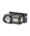3W LED Stirnlampe - IP43, weißes und RGB-Licht, 8 Lichtfunktionen, inkl. Halterung
