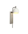 190x120x430 mm VT-89021 Wandleuchte 10W - LED, dekorativ, 3000K, gebürstetes Nickel + weiß