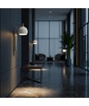 190x120x430 mm VT-89021 Wandleuchte 10W - LED, dekorativ, 3000K, gebürstetes Nickel + weiß