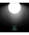 G120 VT-242 LED 22W E27 - Kunststofflampe, Cree Chip, 3000K, 6 Jahre Garantie