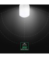 T26 VT-202 LED 2W - Kunststofflampe, 6500K