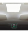 60x60 LED Panel, 40W - 120 lm/W, 5 Jahre Garantie, weißer Rahmen
