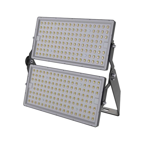 500W LED Flutlicht - 135lm/W, IP65, 67.500lm, schwarzes Gehäuse, Außenbereich