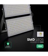 500W LED Flutlicht - 135lm/W, IP65, 67.500lm, schwarzes Gehäuse, Außenbereich