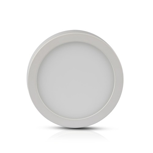6W Ø9cm LED Deckenleuchte - 4000K, 420lm, weißer Rand, rund, inkl. Leuchtmittel