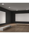 6W Ø9cm LED Deckenleuchte - 4000K, 420lm, weißer Rand, rund, inkl. Leuchtmittel
