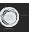 6W Ø9cm LED Deckenleuchte - 4000K, 420lm, weißer Rand, rund, inkl. Leuchtmittel