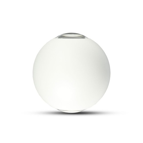 VT-836 LED Wandleuchte 6W - auf und ab, 3000K, weißes Gehäuse, IP65
