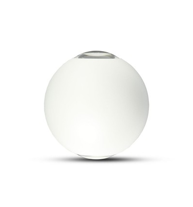 VT-836 LED Wandleuchte 6W - auf und ab, 3000K, weißes Gehäuse, IP65