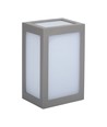 12W LED Wandleuchte, grau - 750lm, 6400K, kaltweiß