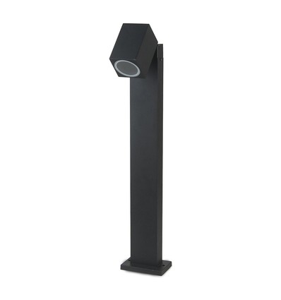 GU10 Gartenleuchte mit verstellbarem Kopf - Schwarz, 117cm, IP44, Aluminium, ohne Leuchtmittel