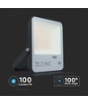30W LED Fluter mit Dämmerungsschalter - Samsung LED chip, 100lm/W, IP65, kaltweiß, schwarzes Gehäuse