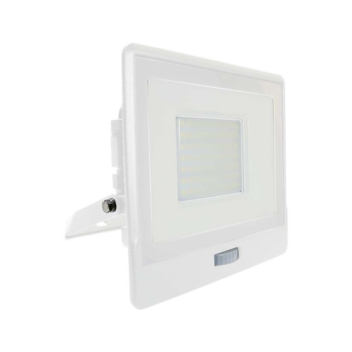 50W LED Fluter mit Sensor, Samsung LED chip - IP65, weiß, 4000lm, 100 Grad Abstrahlwinkel