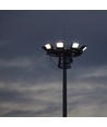 200W Samsung LED Fluter - 137lm/W, IP65, schwarzes Gehäuse, ultra-thin, Außenbereich