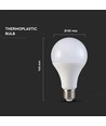 E27 20W LED Leuchtmittel - A80, Samsung LED chip, 120lm/W
