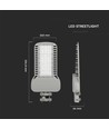 150W LED Straßenleuchte, Samsung LED chip - 135lm/W, IP65, 6500K, 5 Jahre Garantie