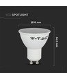 3er Pack GU10 4,5W LED Spots - Mattglas, 400lm, 3000K