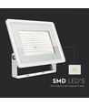 200W LED Fluter - 88lm/W, IP65, weißes Gehäuse, 4000K, Außenbereich