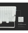 200W LED Fluter - 88lm/W, IP65, weißes Gehäuse, 4000K, Außenbereich
